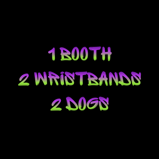 Inside Dog Booth for Dog Bully Showdown