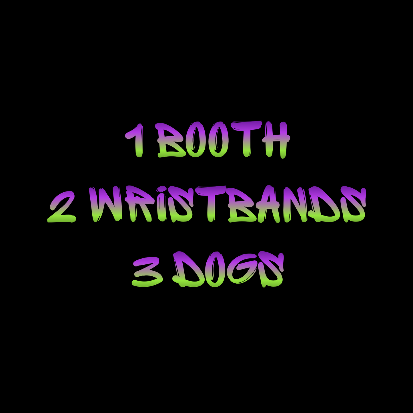 Inside Dog Booth for Dog Bully Showdown