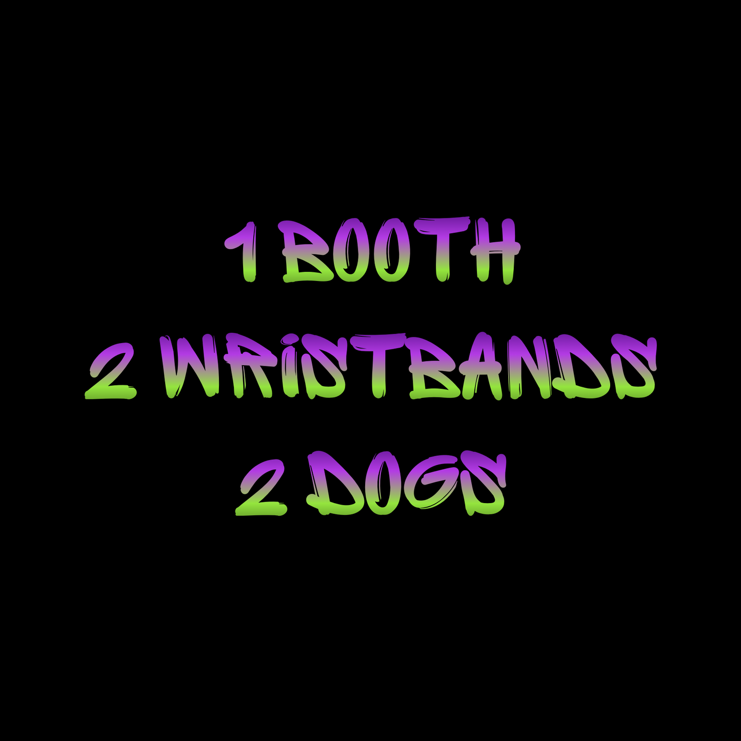 Inside Dog Booth for Dog Bully Showdown